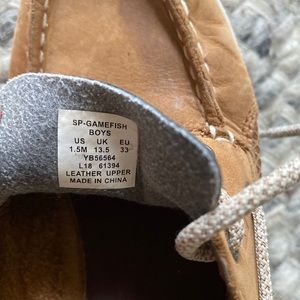 Sperry Size 1.5 Boys Shoes